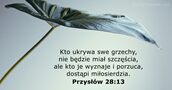 Przysłów 28:13