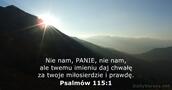 Psalmów 115:1