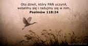 Psalmów 118:24