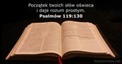 Psalmów 119:130