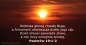 Psalmów 19:1-2