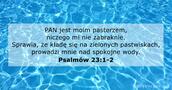 Psalmów 23:1-2