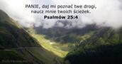 Psalmów 25:4