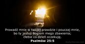 Psalmów 25:5