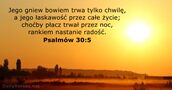 Psalmów 30:5