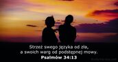 Psalmów 34:13