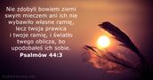 Psalmów 44:3