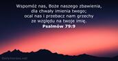 Psalmów 79:9