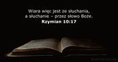 Rzymian 10:17