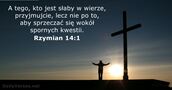 Rzymian 14:1