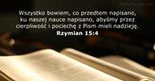 Rzymian 15:4