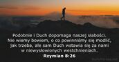 Rzymian 8:26
