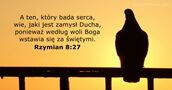 Rzymian 8:27