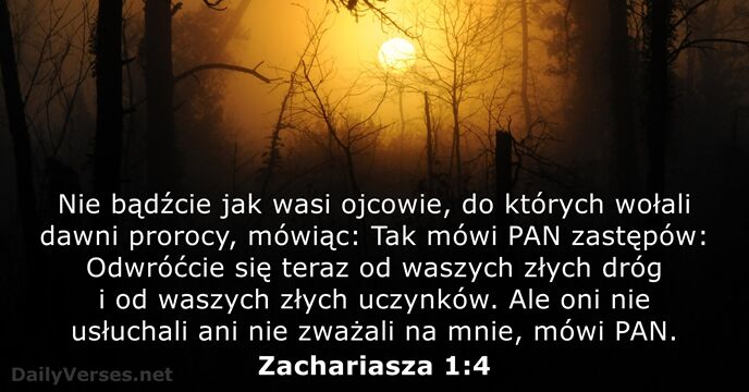Zachariasza 1:4