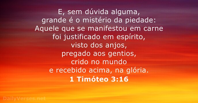 1 Timóteo 3:16