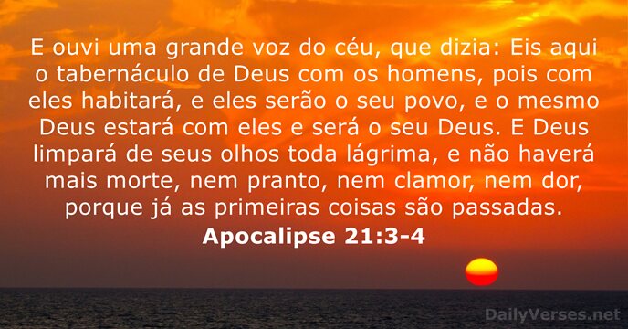 apocalipse 21:3-4
