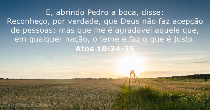 Atos 10:34-35