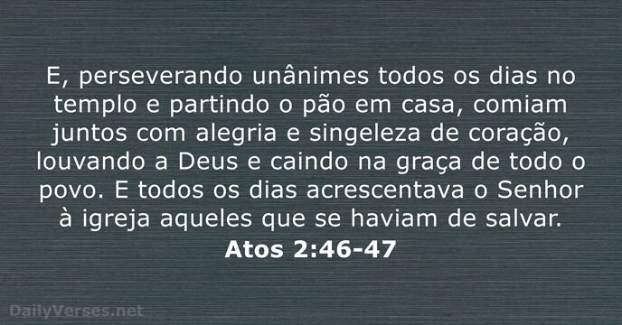 atos 2:46-47