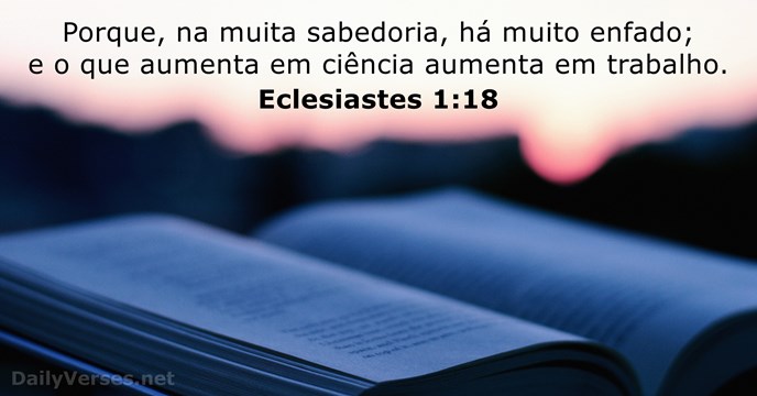 eclesiastes 1:18