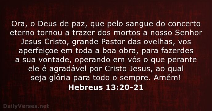 hebreus 13:20-21