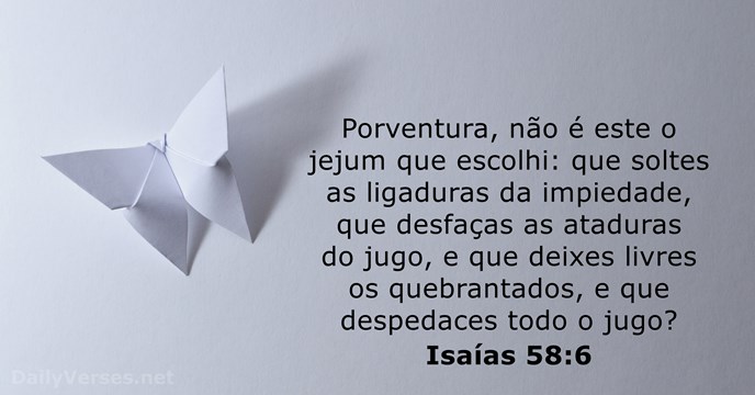 Isaías 58:6