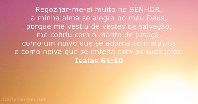 Isaías 61:10