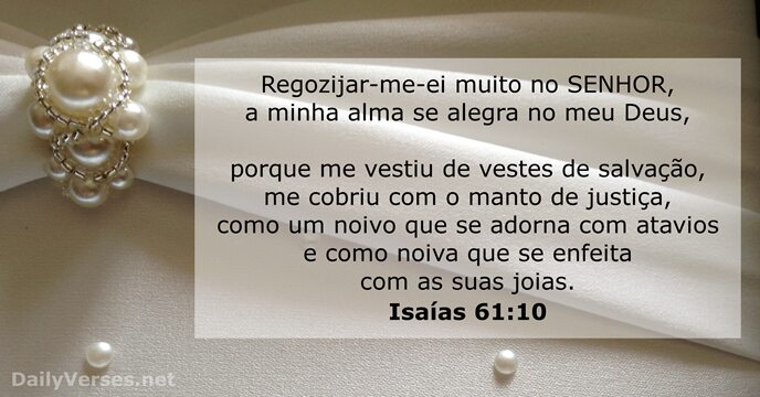 Isaías 61:10