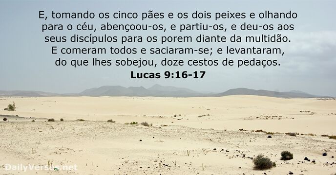 lucas 9:16-17