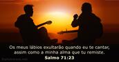 Salmos 71:23