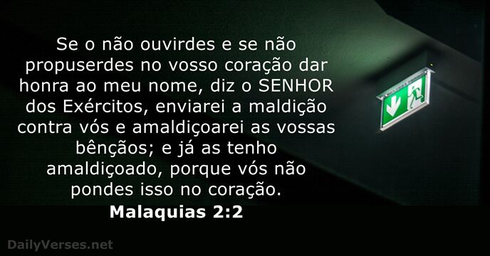 malaquias 2:2
