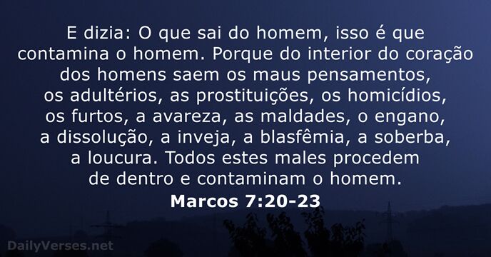marcos 7:20-23