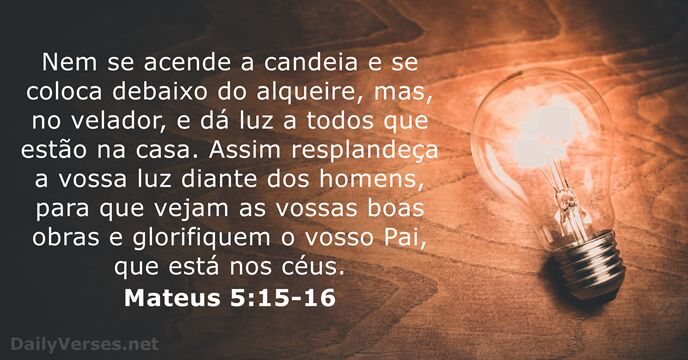 Mateus 5:15-16
