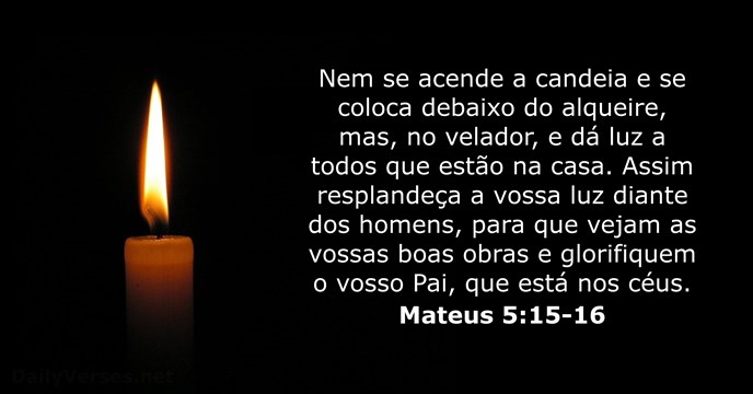 Mateus 5:15-16