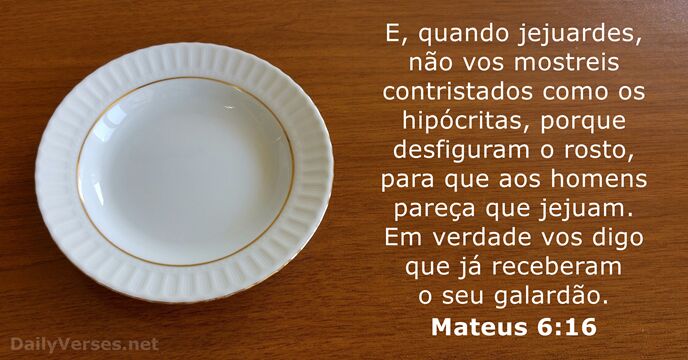 mateus 6:16