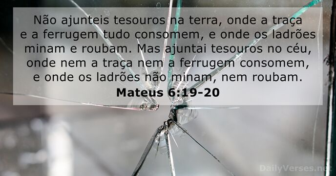 Mateus 6:19-20
