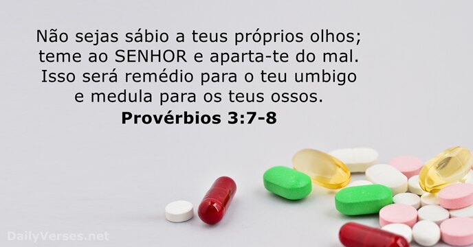 Provérbios 3:7-8