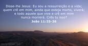 joao 11:25-26