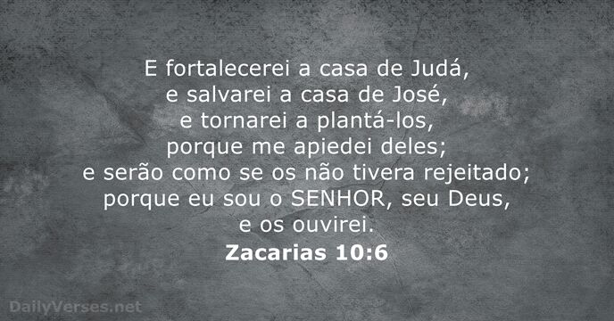 zacarias 10:6