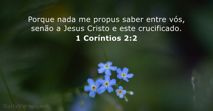 1 Coríntios 2:2