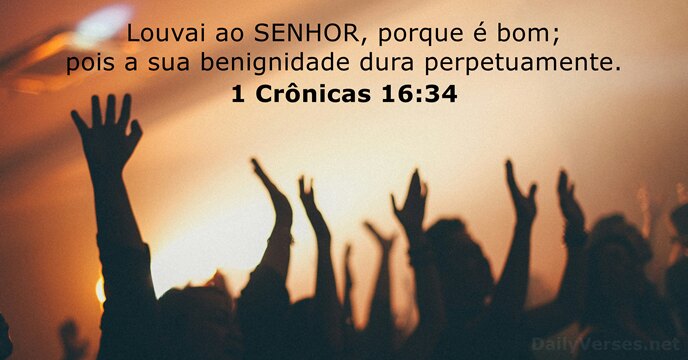 1 Crônicas 16:34