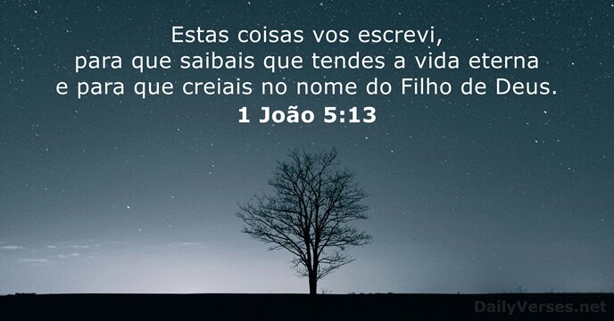 1 João 5:13