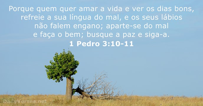 1 Pedro 3:10-11