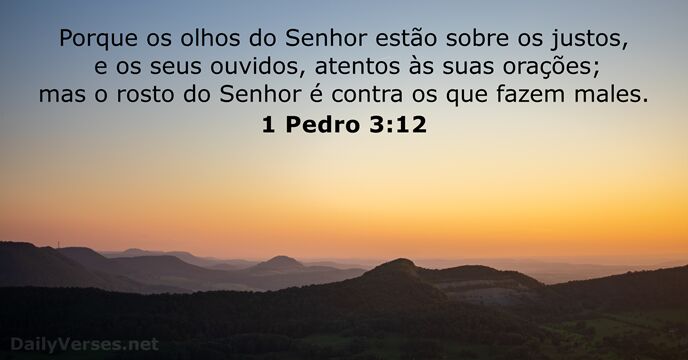 1 Pedro 3:12