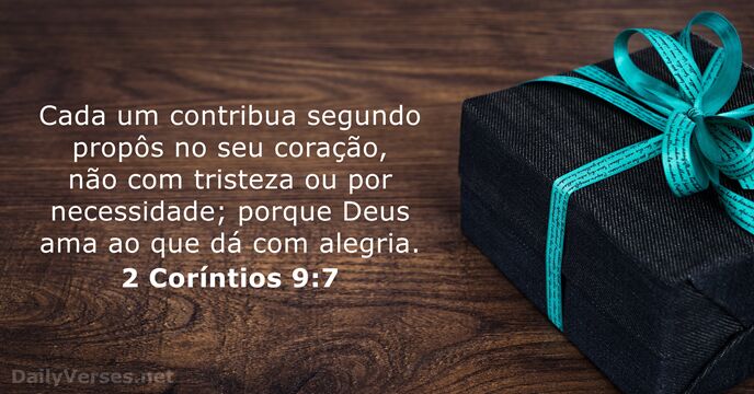 2 Coríntios 9:7