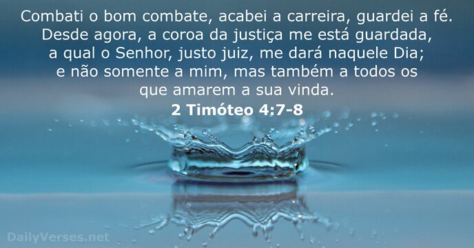 2 Timóteo 4:7-8