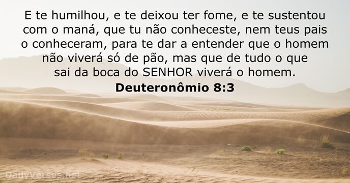 Deuteronômio 8:3