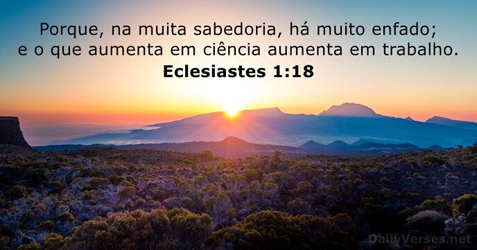 Eclesiastes 1:18