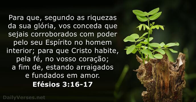 Efésios 3:16-17