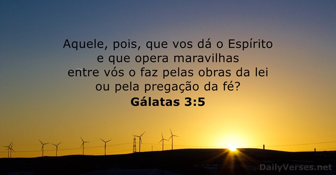 Gálatas 3:5