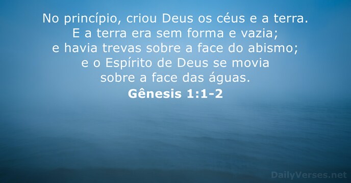 Gênesis 1:1-2